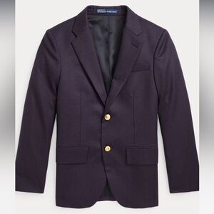 Polo by Ralph Lauren Boy's Navy The Iconic Doeskin Blazer